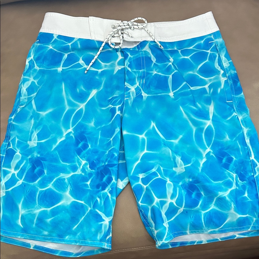 American Eagle Outfitters Blue Swim Board Shorts